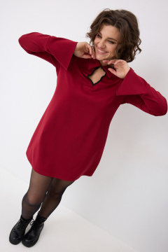 Платье BegiModa 1062 бордо - фото 5