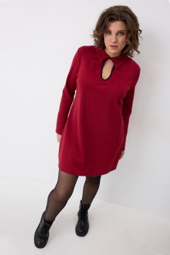 Платье BegiModa 1062 бордо - фото 4