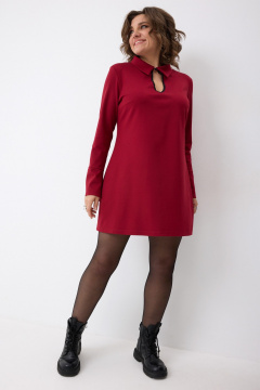 Платье BegiModa 1062 бордо - фото 3