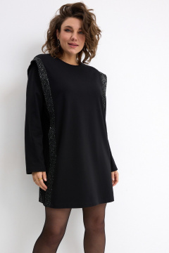 Платье BegiModa 1063 черный - фото 5