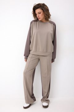 Брюки, свитшот BegiModa 3102 фиолетовый кварц - фото 1