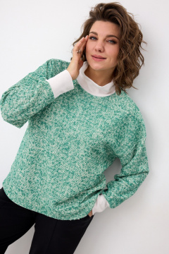 Лонгслив BegiModa 4151 малахит - фото 1