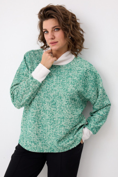 Лонгслив BegiModa 4151 малахит - фото 3