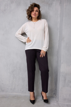 Лонгслив BegiModa 4154 молочный - фото 4