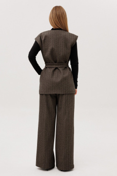 Жилет Amberа Style 1133 коричневый - фото 3