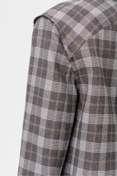 Брюки, жакет PiRS 6458 серый+черный - фото 4