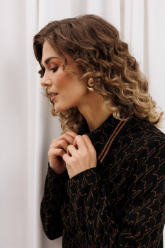 Джемпер Gizart 15422 черный-медь - фото 3