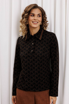 Джемпер Gizart 15422 черный-медь - фото 2