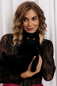 Блуза Gizart 15439 черный - фото 2