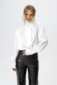 Блуза, брюки PiRS 6461 белый+черный - фото 4