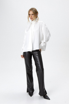 Блуза, брюки PiRS 6461 белый+черный - фото 1