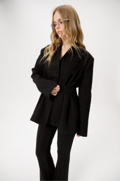 Брюки, жакет PiRS 6472 черный_букле+черный - фото 3