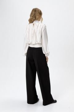 Блуза, брюки PiRS 6475 кремовый+черный - фото 2