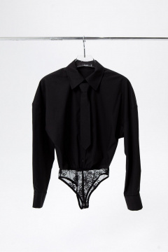 Брюки, рубашка PiRS 6478 черный+черный - фото 3