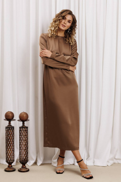 Платье Gizart 5442 капучино - фото 3