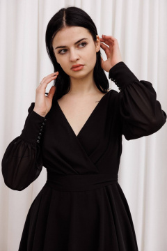 Платье AVEEVA 5261 черный - фото 2