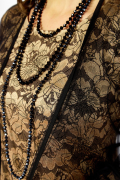 Кардиган, платье Lady Secret 25304 золотой+черный - фото 5