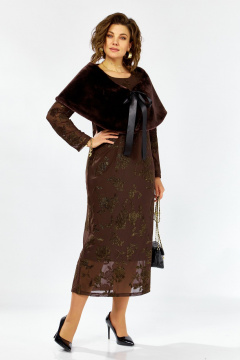 Болеро, платье Lady Secret 25307 коричневый - фото 2