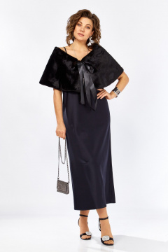 Болеро, платье Lady Secret 25309 черный/синий - фото 2