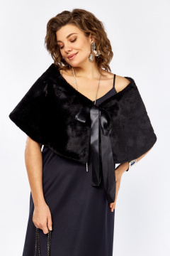 Болеро, платье Lady Secret 25309 черный/синий - фото 3