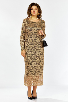 Платье Lady Secret 25311 золото+черный - фото 3