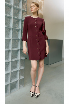 Платье Lokka 1708В бордовый - фото 2