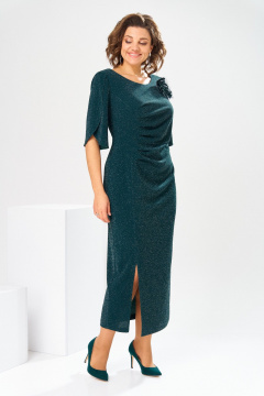 Платье Romanovich Style 1-2853 зеленый - фото 3