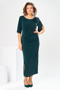 Платье Romanovich Style 1-2853 зеленый - фото 2