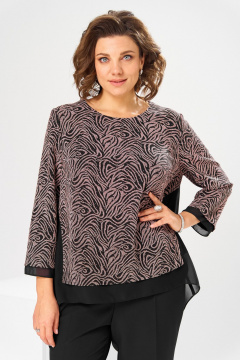 Брюки, джемпер Romanovich Style 2-2880 черный/клевер - фото 4