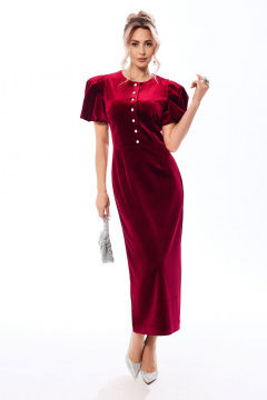 Платье Golden Valley 44257 темно-красный - фото 1
