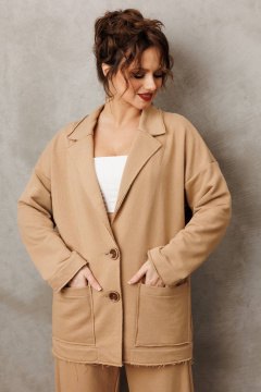 Брюки, жакет Anastasia 1299 песочный - фото 5