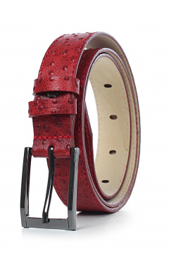 Ремень Galanteya 12719.25с3128к45 2р красный - фото 3