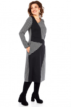 Платье Celentano lite 5071 гусиная_лапка - фото 3