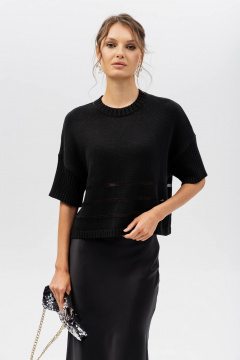 Джемпер Romgil РВ0236-ХМ5 черный - фото 1