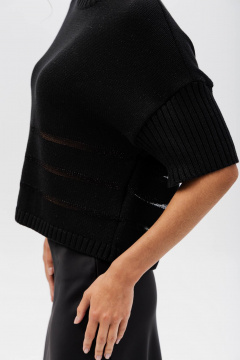 Джемпер Romgil РВ0236-ХМ5 черный - фото 4