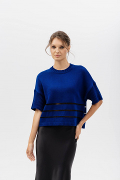 Джемпер Romgil РВ0236-ХМ5 темно-синий - фото 1