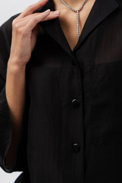 Блуза Romgil РТ0174-ХМ2 черный - фото 5