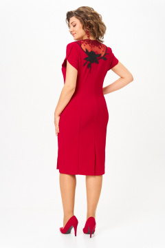 Платье Solomeya Lux 973В алый-черный - фото 2