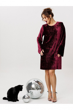 Платье Liona Style 967 винный - фото 1