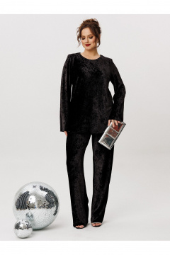 Блуза, брюки Liona Style 966 черный - фото 2