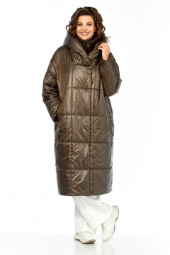 Пальто Диомант 2132 шоколад - фото 1