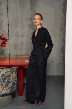 Брюки THE VERY 2438 черный - фото 1