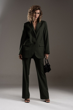 Брюки, жакет SILVERSPICE S-1311 зеленый - фото 2