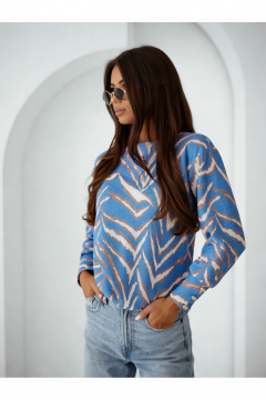 Джемпер Nika.PL 0203204 синий - фото 2