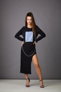 Туника Rosheli 1170 черный - фото 1