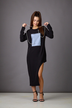 Туника Rosheli 1170 черный - фото 2