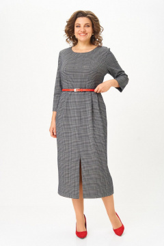 Платье Svetlana-Style 2166 серый_клетка - фото 1