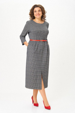 Платье Svetlana-Style 2166 серый_клетка - фото 2