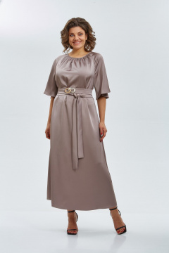 Платье Rishelie 975 бежевый - фото 1