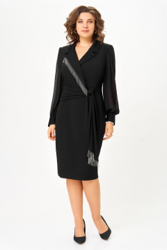 Платье DaLi 7063 чёрное - фото 1